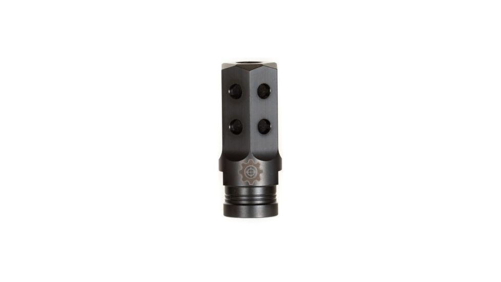 Next Level Armament Heretic Compensator/Flash no Spike, 9mm, 13.5x1 Left Hand, Black, NLX729