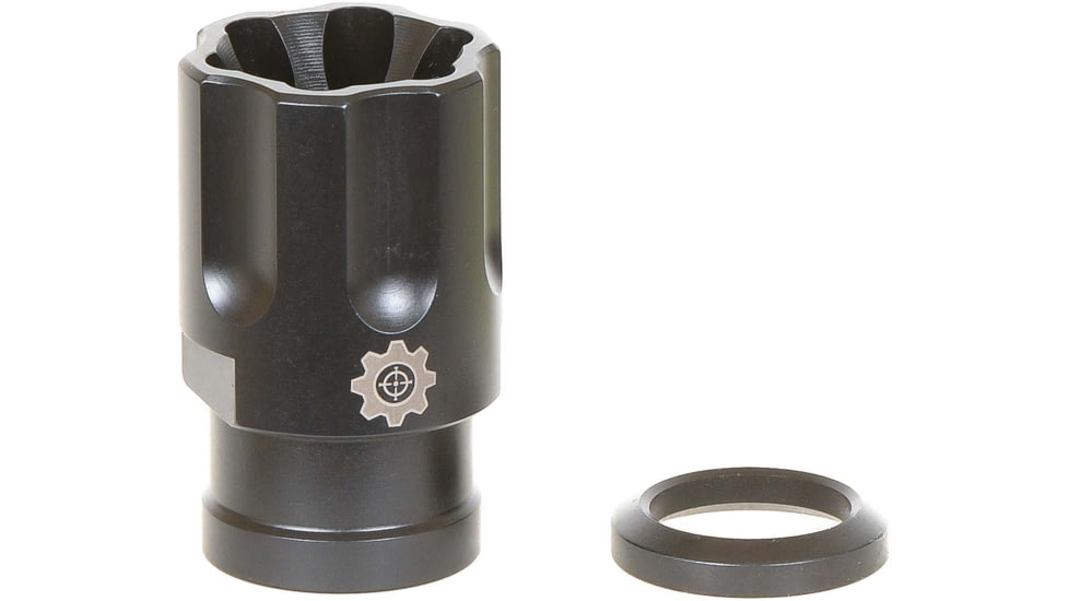 Next Level Armament Linear Compensator, 9mm, 1/2x28, 1.5in, Black, NLX406