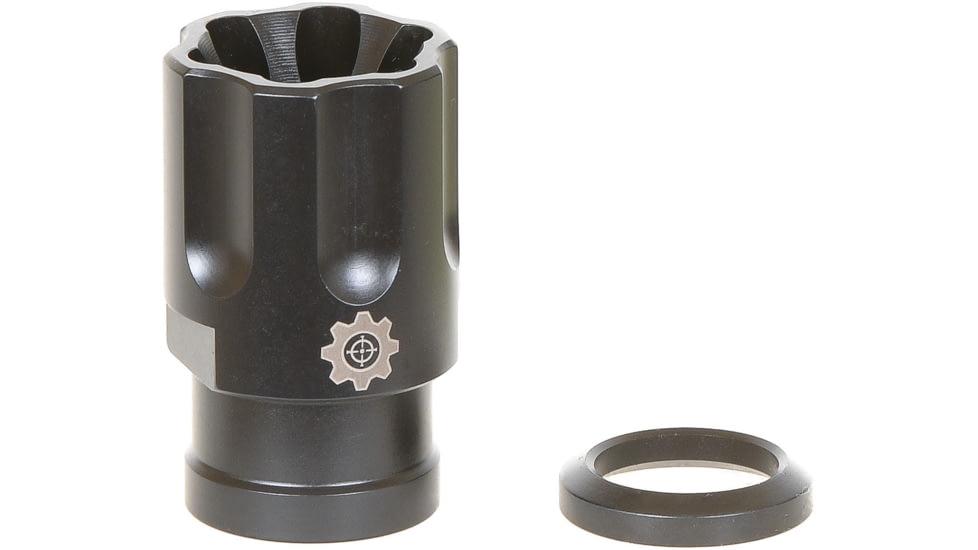 Next Level Armament NLX-25 Linear Compensator, 5.56x45mm NATO, 1/2x28, Black Nitride, NLX-405