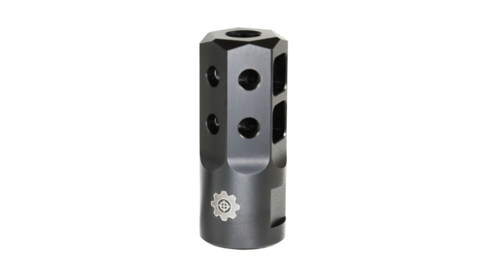 Next Level Armament NLX-8NS Heretic Compensator Flash Suppressor, 308, Black/Dark Gray, NLX452