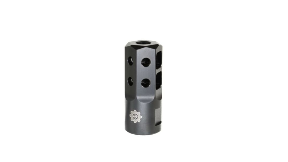Next Level Armament NLX-8NS Heretic Compensator Flash Suppressor, 308, Black/Dark Gray NLX-8NS