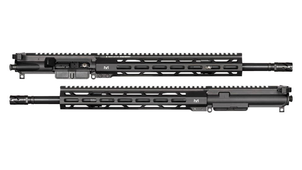 Next Level Armament NLX556 AR15 556 Nato 16in Complete Upper Receiver, Midlength, 1-7 Twist, Black, NLX302