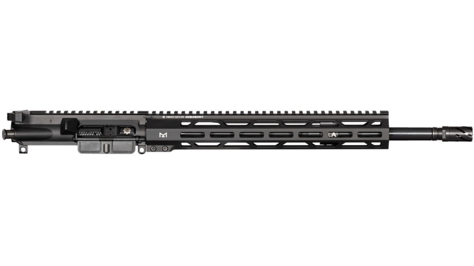 Next Level Armament NLX556 AR15 556 Nato 16in Complete Upper Receiver, Midlength, 1-7 Twist, Black, NLX302