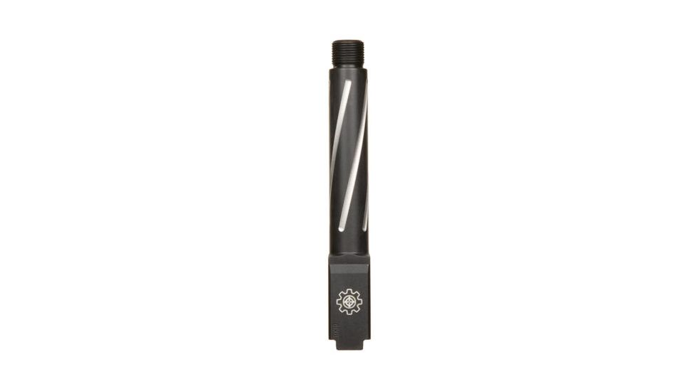 Next Level Armament Threaded Pistol Barrel Two Tone, Spiral, G19, Black/Silver, NLX664-CC