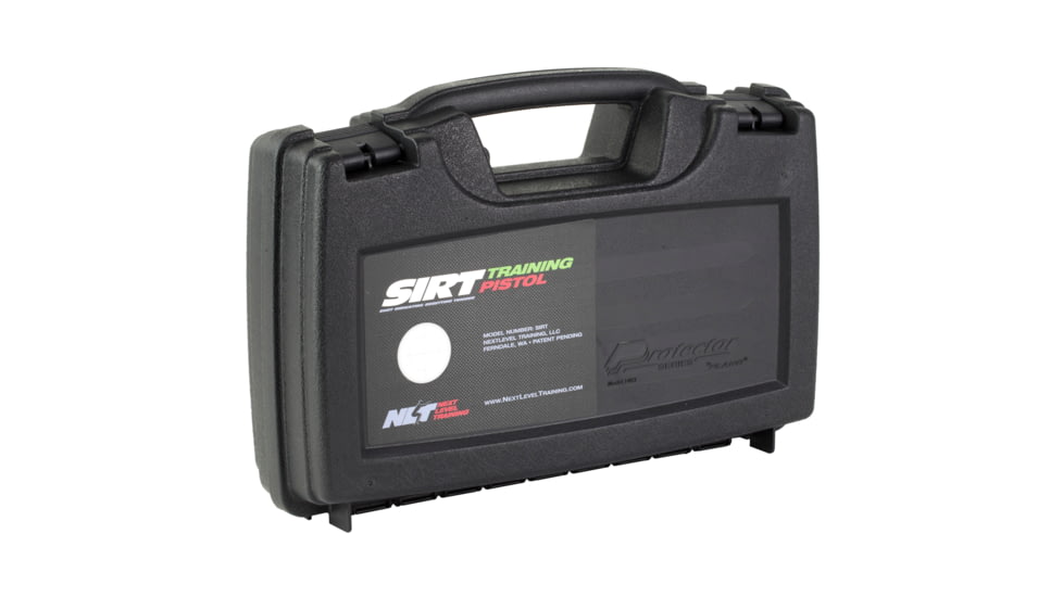 NextLevel Training Pistol Case, Holds 1 NLT SIRT Training Pistol, Plastic, Matte Finish, Black