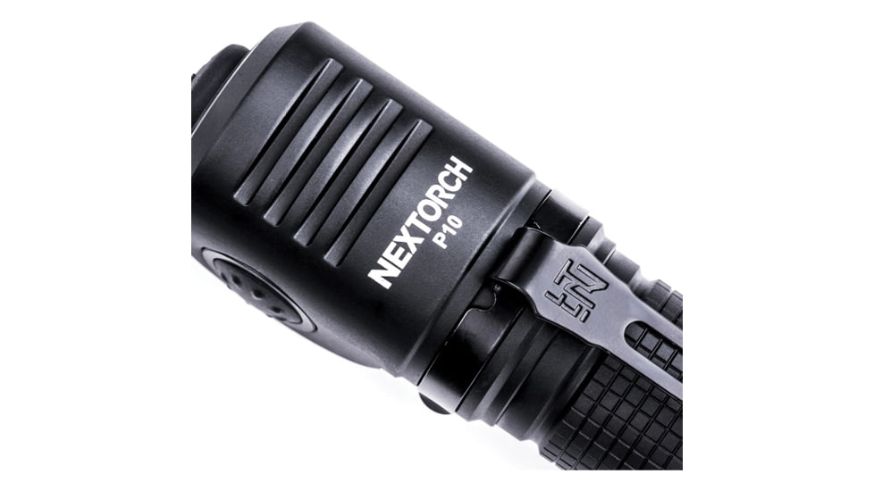 Nextorch P10 Right Angle LED Flashlight, Lithium Ion, White, 1400 Lumens, Black, PS520056