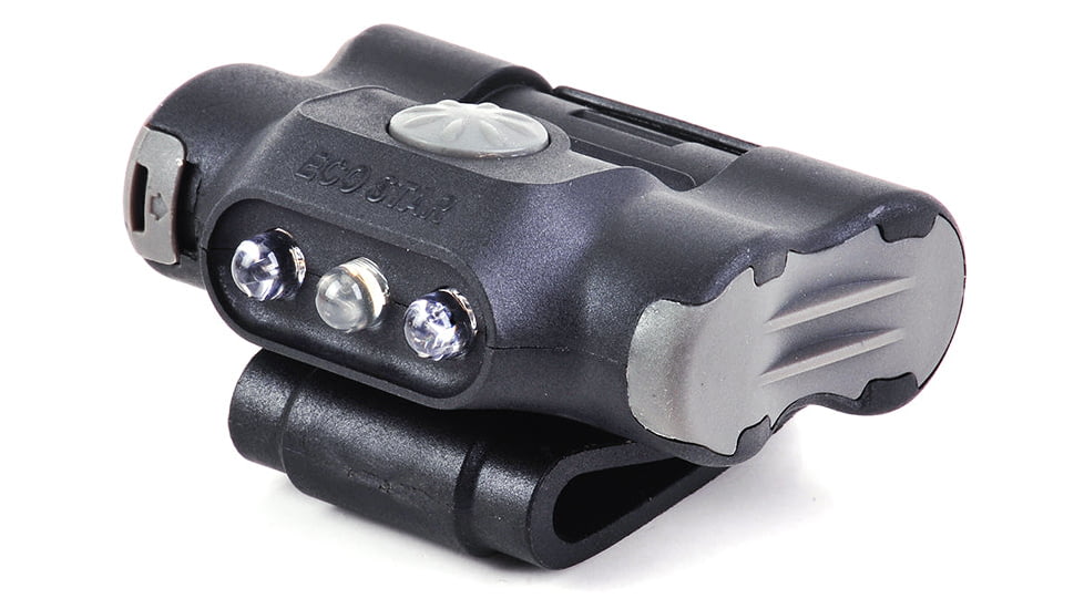 Nextorch UL12 LED Clip Safety Flashlight, AAA, White/Red/Blue, 17 Lumens, Black, PS5564