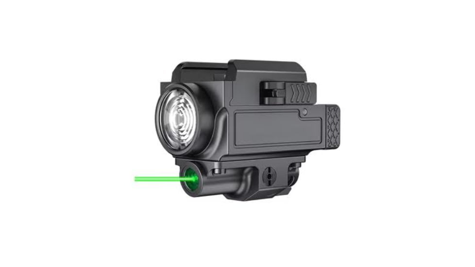 NFG TAC Flashlight w/Laser, Regulable, 800 Lumens, Black, NFG-LIGHT-LASER