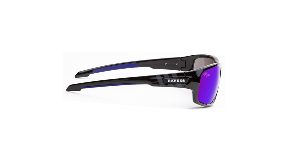NFL Catch Baltimore Ravens Progressive Prescription Sunglasses, Glossy Black Frame, 622586T03PR
