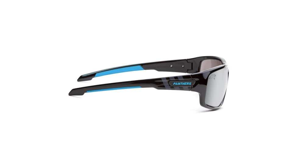 NFL Catch Carolina Panthers Progressive Prescription Sunglasses, Glossy Black Frame, 622586T05PR