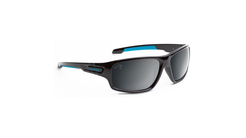 NFL Catch Carolina Panthers Progressive Prescription Sunglasses, Glossy Black Frame, 622586T05PR
