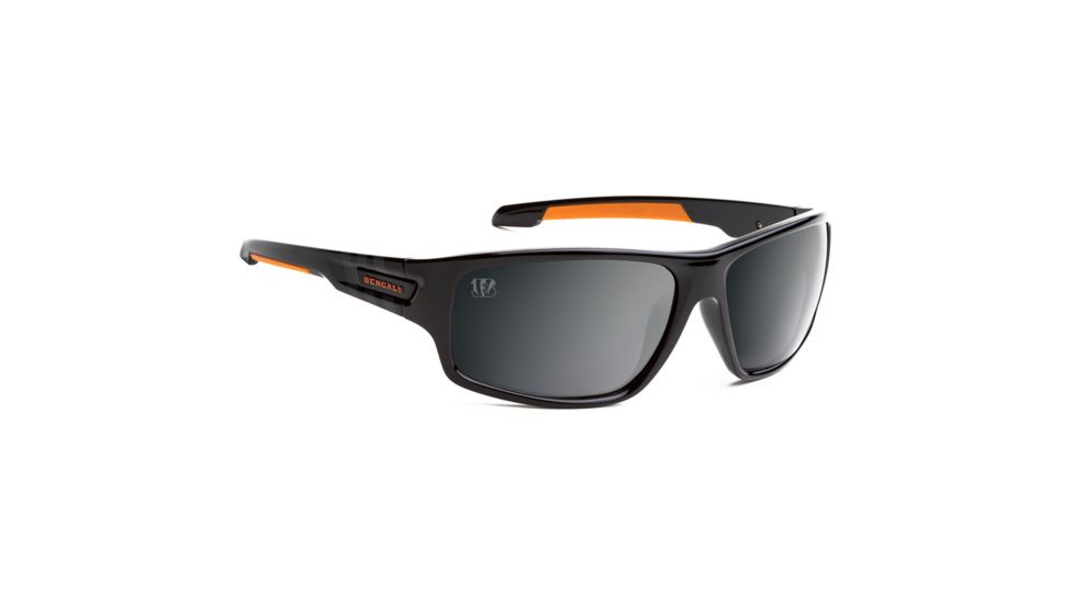 NFL Catch Cincinnati Bengals Progressive Prescription Sunglasses, Glossy Black Frame, 622586T07PR