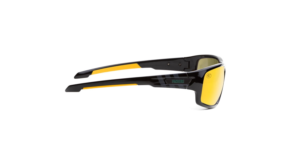 NFL Catch Green Bay Packers Progressive Prescription Sunglasses, Glossy Black Frame, 622586T12PR