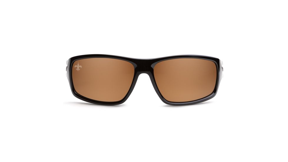NFL Catch New Orleans Saints Progressive Prescription Sunglasses, Glossy Black Frame, 622586T20PR