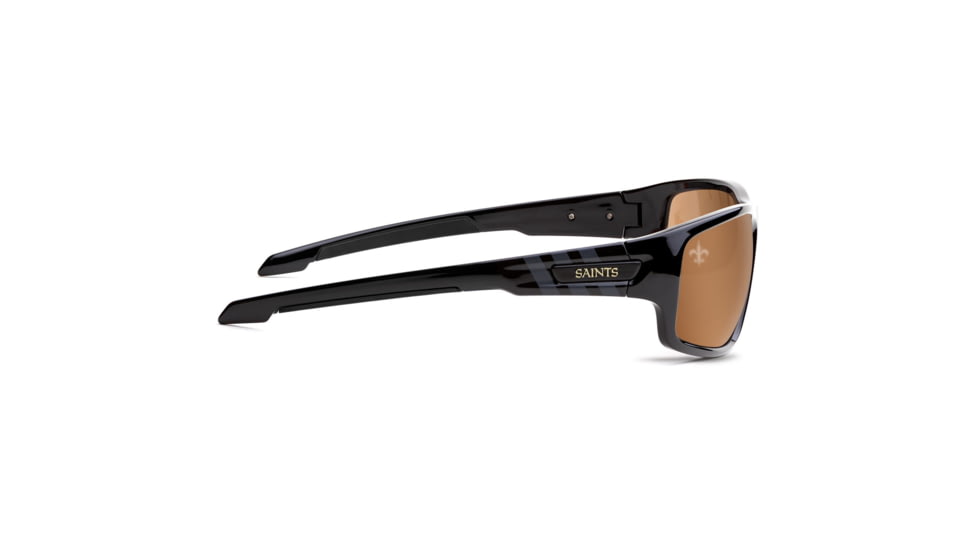 NFL Catch New Orleans Saints Progressive Prescription Sunglasses, Glossy Black Frame, 622586T20PR