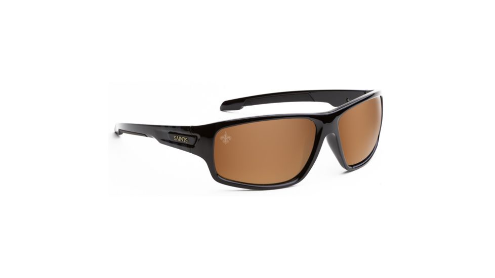 NFL Catch New Orleans Saints Progressive Prescription Sunglasses, Glossy Black Frame, 622586T20PR