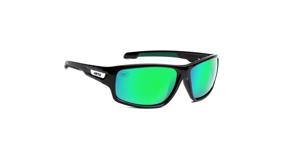 NFL Catch New York Jets Progressive Prescription Sunglasses, Glossy Black Frame, 622586T22PR
