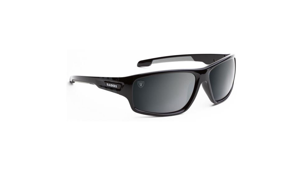 NFL Catch Oakland Raiders Progressive Prescription Sunglasses, Glossy Black Frame, 622586T23PR