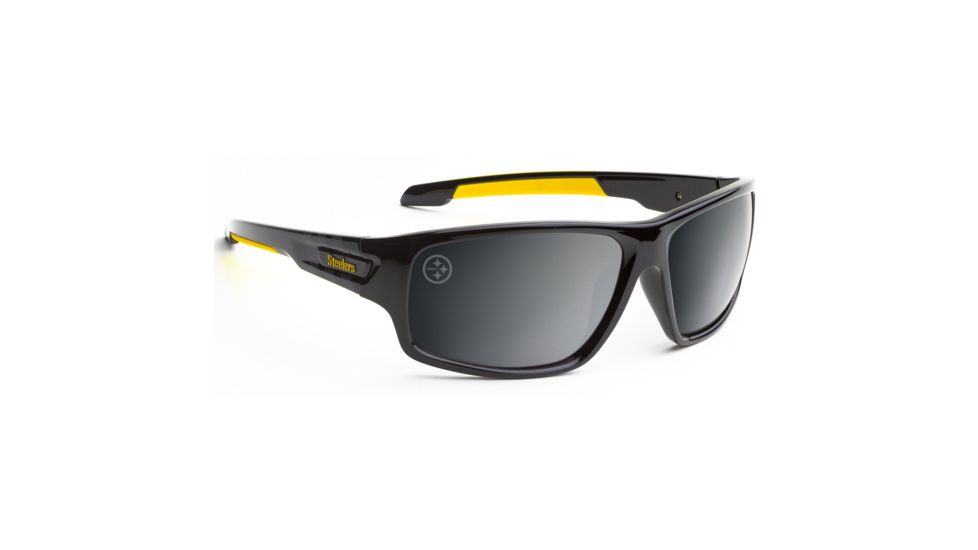 NFL Catch Pittsburgh Steelers Progressive Prescription Sunglasses, Glossy Black Frame, 622586T25PR