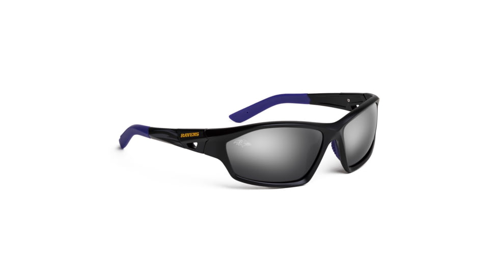 NFL Lateral Baltimore Ravens Bifocal Prescription Sunglasses, Matte Black Frame, 619462A03BI