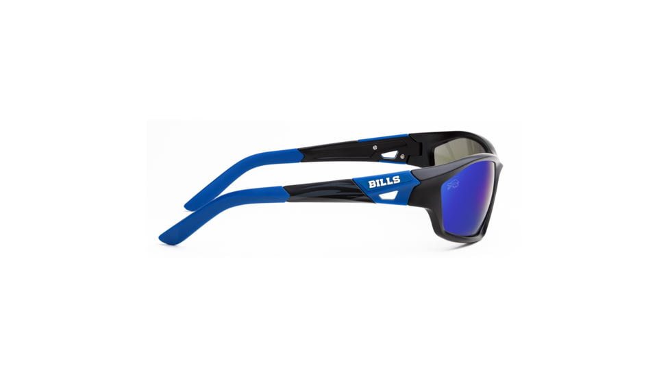 NFL Lateral Buffalo Bills Bifocal Prescription Sunglasses, Matte Black Frame, 619462A04BI