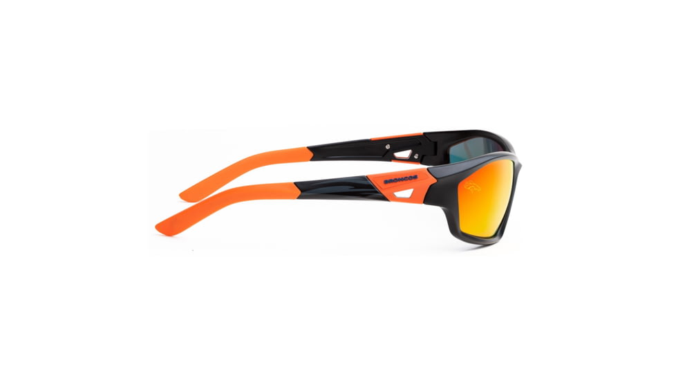 NFL Lateral Denver Broncos Bifocal Prescription Sunglasses, Matte Black Frame, 619462A10BI