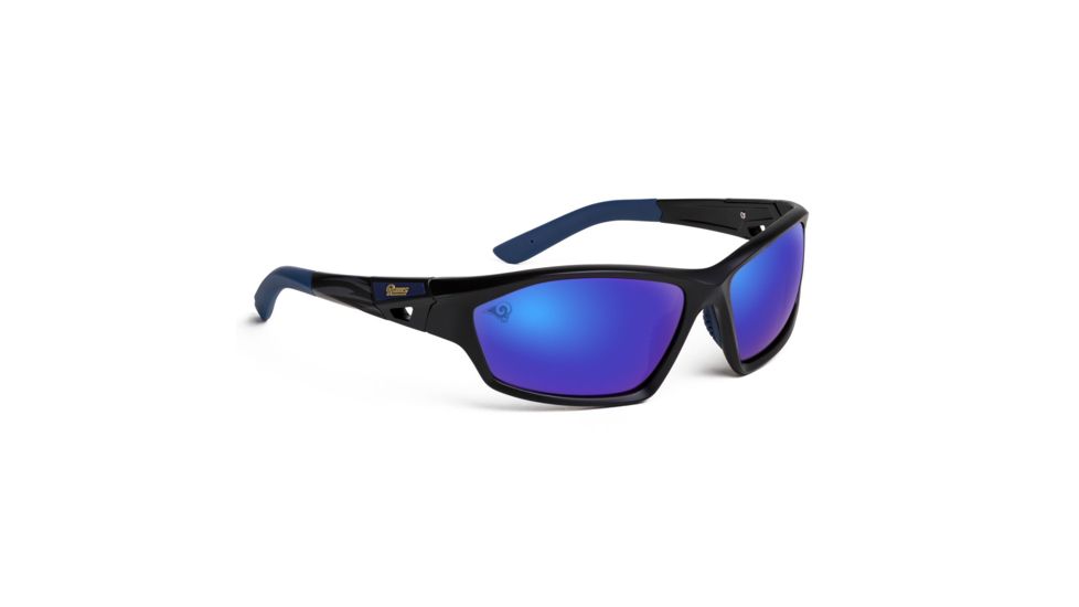NFL Lateral Los Angeles Rams Bifocal Prescription Sunglasses, Matte Black Frame, 619462A29BI