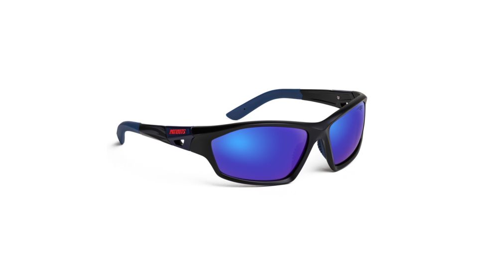 NFL Lateral New England Patriots Bifocal Prescription Sunglasses, Matte Black Frame, 619462A19BI