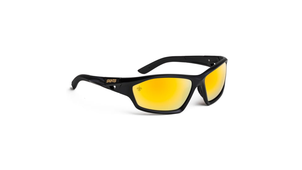 NFL Lateral New Orleans Saints Bifocal Prescription Sunglasses, Matte Black Frame, 619462A20BI
