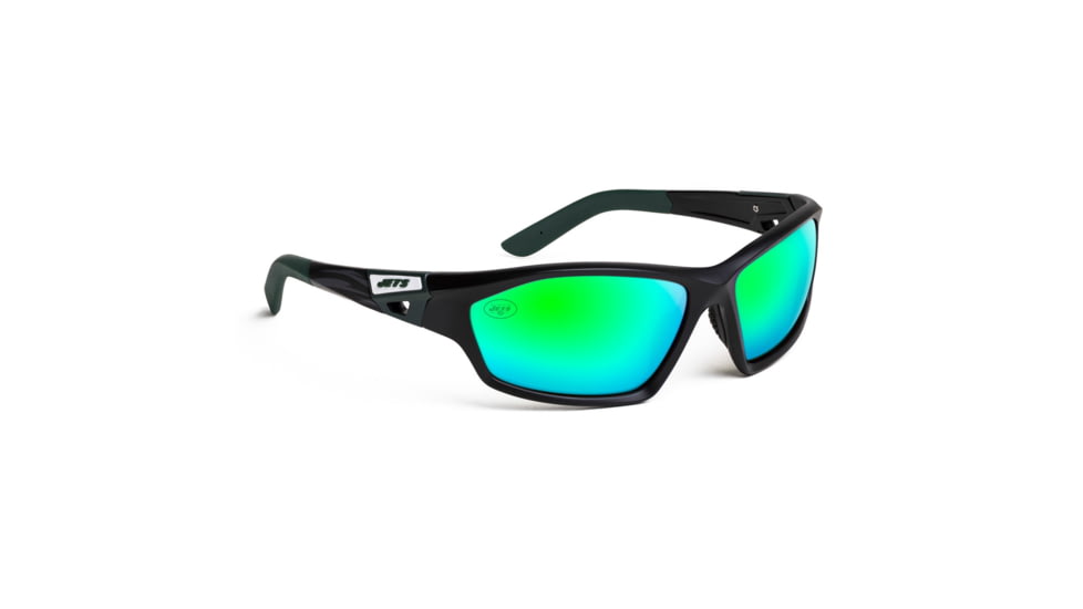 NFL Lateral New York Jets Bifocal Prescription Sunglasses, Matte Black Frame, 619462A22BI