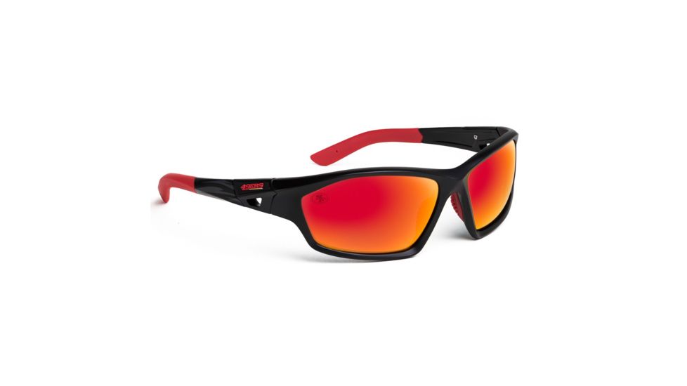 NFL Lateral San Francisco 49ers Bifocal Prescription Sunglasses, Matte Black Frame, 619462A27BI