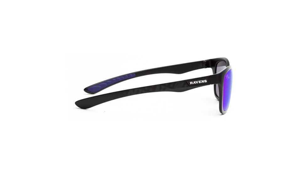 NFL Wayfarer Baltimore Ravens Progressive Prescription Sunglasses, Matte Black Frame, 622088T03PR