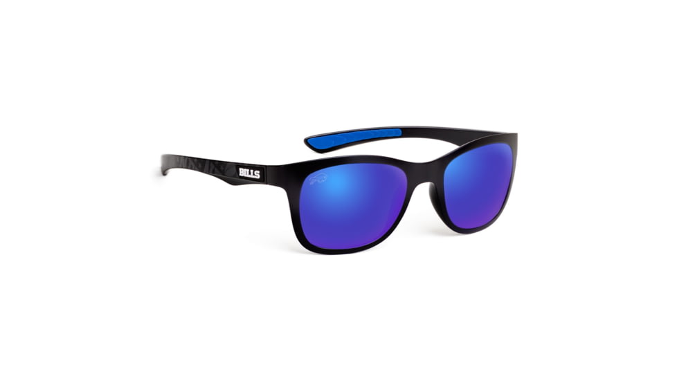 NFL Wayfarer Buffalo Bills Progressive Prescription Sunglasses, Matte Black Frame, 622088T04PR