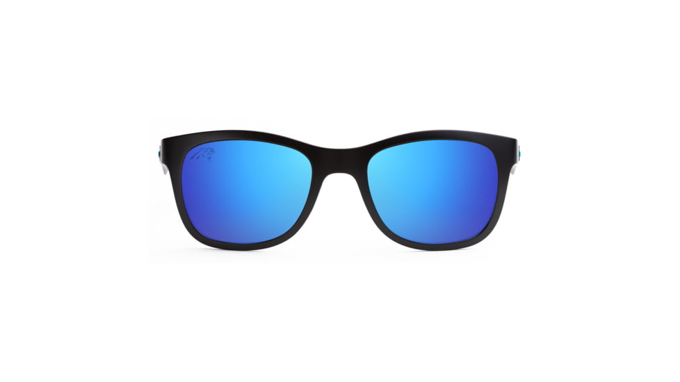 NFL Wayfarer Carolina Panthers Progressive Prescription Sunglasses, Matte Black Frame, 622088T05PR