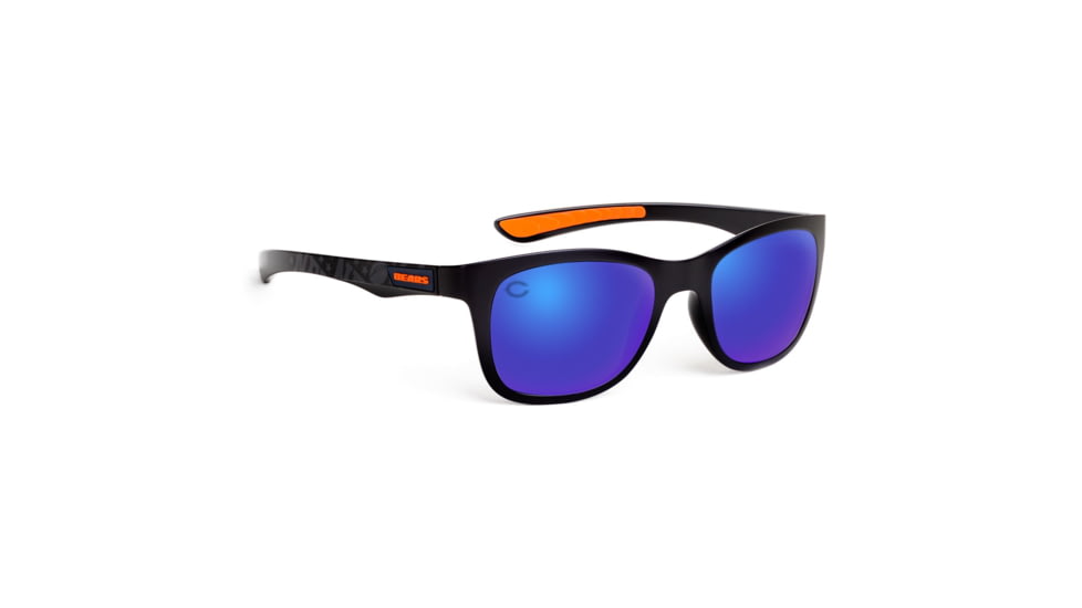NFL Wayfarer Chicago Bears Progressive Prescription Sunglasses, Matte Black Frame, 622088T06PR