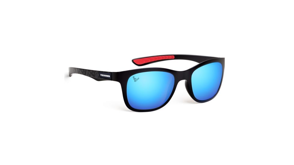 NFL Wayfarer Houston Texans Progressive Prescription Sunglasses, Matte Black Frame, 622088T13PR