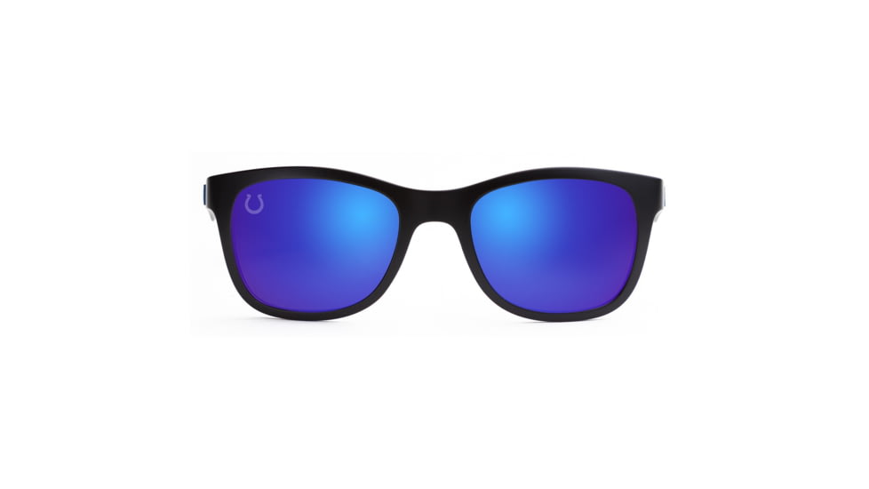 NFL Wayfarer Indianapolis Colts Progressive Prescription Sunglasses, Matte Black Frame, 622088T14PR