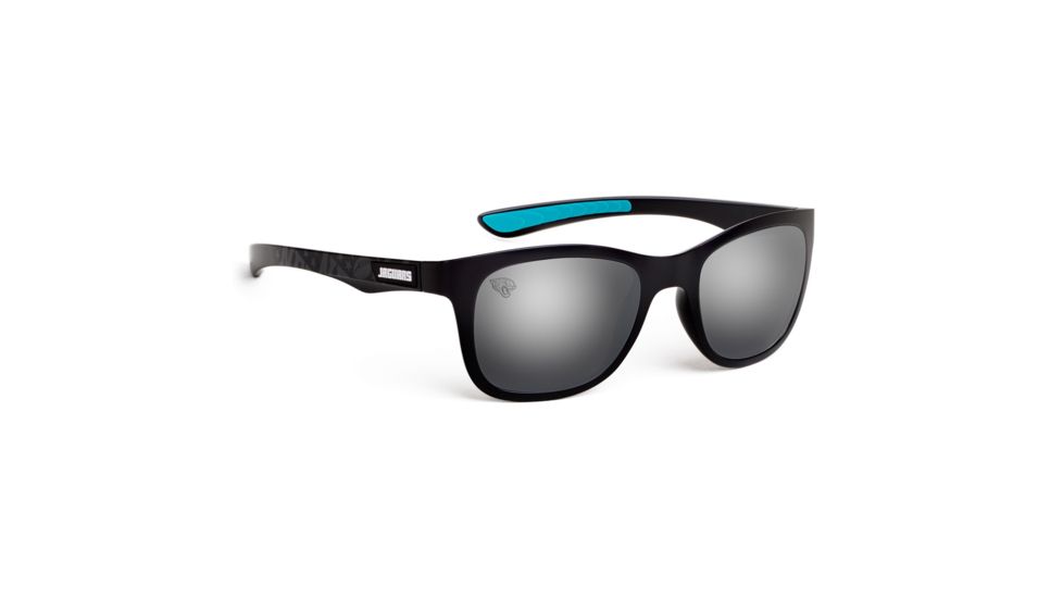 NFL Wayfarer Jacksonville Jaguars Progressive Prescription Sunglasses, Matte Black Frame, 622088T15PR