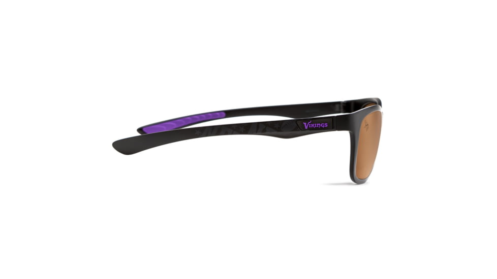 NFL Wayfarer Minnesota Vikings Progressive Prescription Sunglasses, Matte Black Frame, 622088T18PR