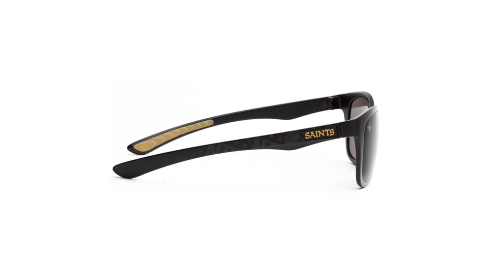 NFL Wayfarer New Orleans Saints Progressive Prescription Sunglasses, Matte Black Frame, 622088T20PR