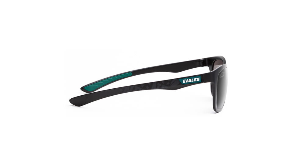 NFL Wayfarer Philadelphia Eagles Progressive Prescription Sunglasses, Matte Black Frame, 622088T24PR