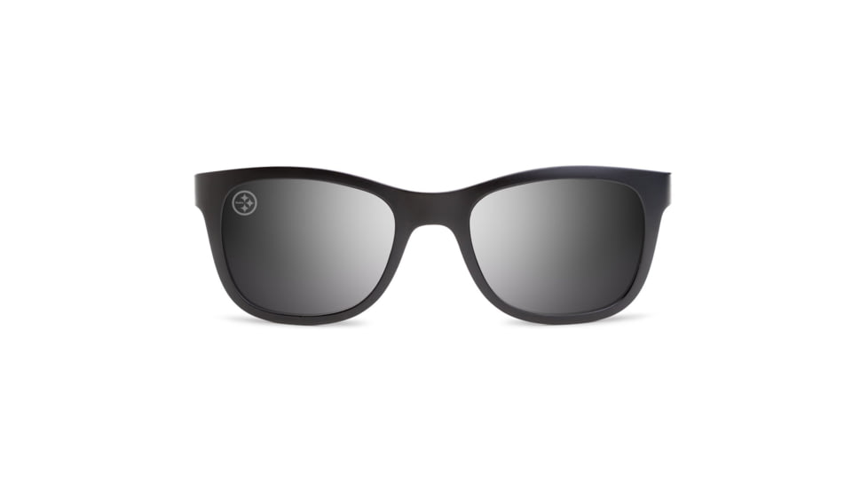 NFL Wayfarer Pittsburgh Steelers Progressive Prescription Sunglasses, Matte Black Frame, 622088T25PR