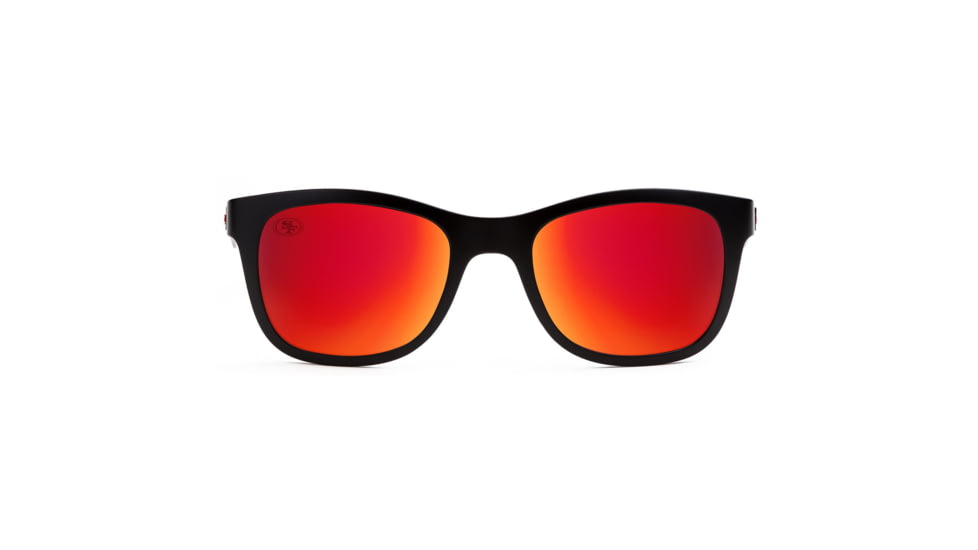 NFL Wayfarer San Francisco 49ers Progressive Prescription Sunglasses, Matte Black Frame, 622088T27PR