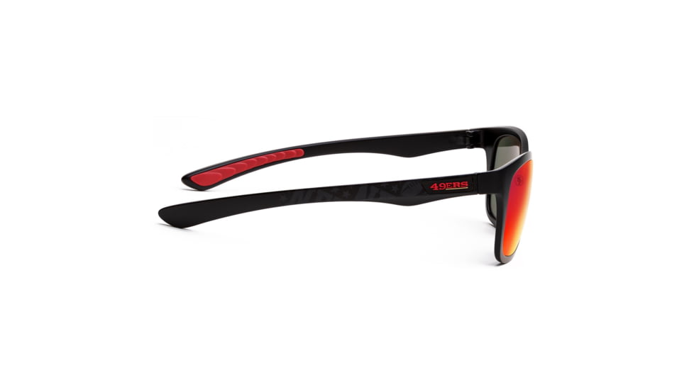 NFL Wayfarer San Francisco 49ers Progressive Prescription Sunglasses, Matte Black Frame, 622088T27PR