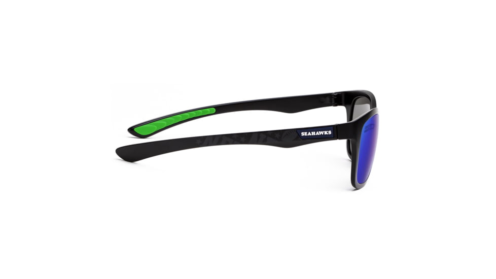 NFL Wayfarer Seattle Seahawks Progressive Prescription Sunglasses, Matte Black Frame, 622088T28PR