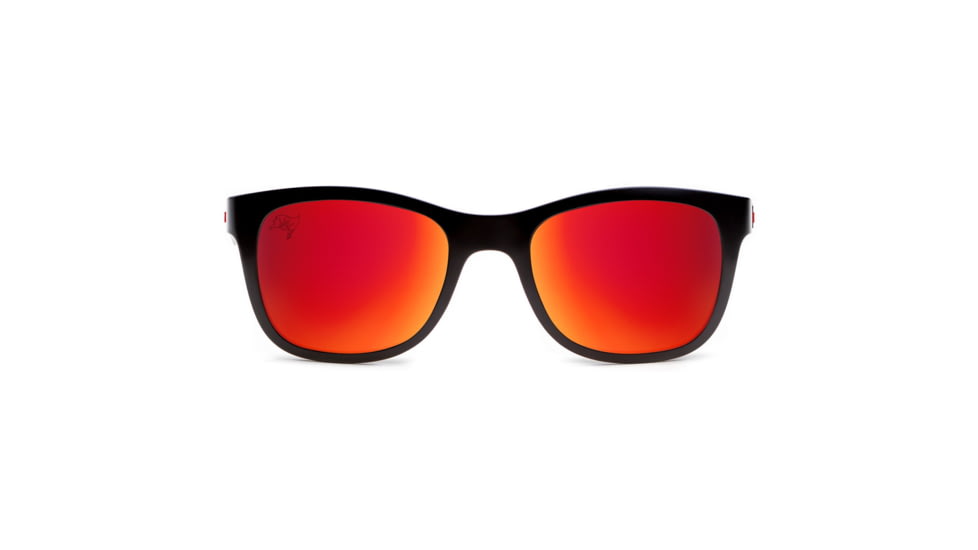 NFL Wayfarer Tampa Bay Buccaneers Progressive Prescription Sunglasses, Matte Black Frame, 622088T30PR