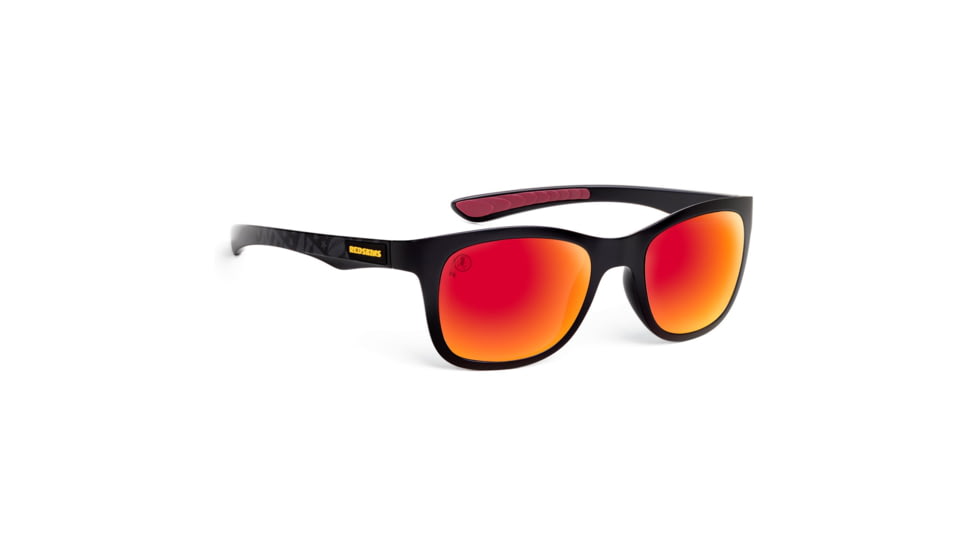 NFL Wayfarer Washington Redskins Progressive Prescription Sunglasses, Matte Black Frame, 622088T32PR