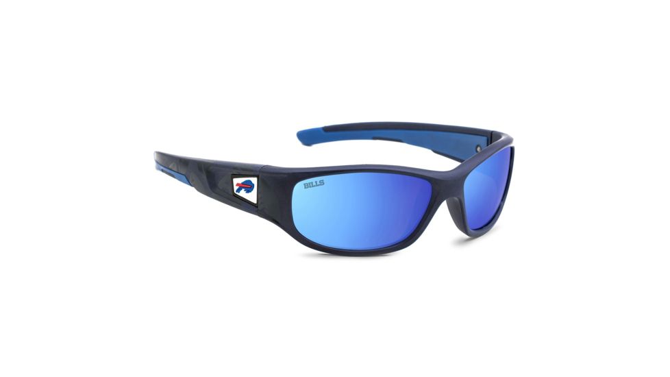 NFL Zone Buffalo Bills Single Vision Prescription Sunglasses, Matte Dark Blue Frame, 655975T04SV