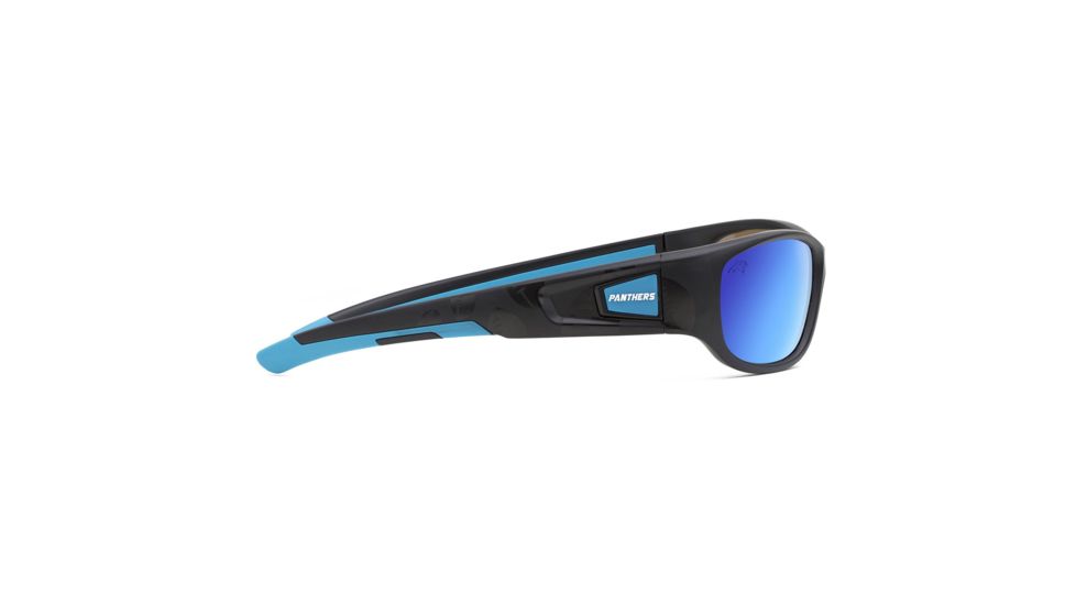 NFL Zone Carolina Panthers Single Vision Prescription Sunglasses, Matte Black Frame, 655975T05SV