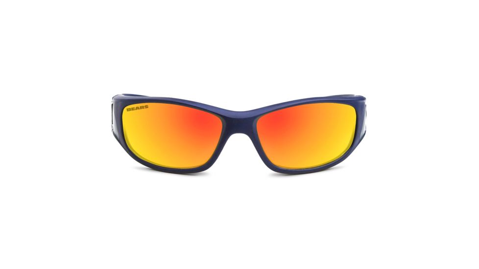 NFL Zone Chicago Bears Single Vision Prescription Sunglasses, Matte Dark Blue Frame, 655975T06SV